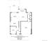 Detailed floor plan showcasing the layout of the main level, including the kitchen and living areas at 17052 Lipan St, Broomfield, CO 80023