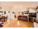 Spacious living room with hardwood floors and a neutral color palette at 9925 W Progress Pl, Littleton, CO 80123