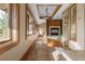Luxurious bathroom features a soaking tub, fireplace, and glass enclosed shower with wooden trim at 6455 Dakota Ridge Dr, Golden, CO 80403