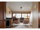 Cozy living room featuring comfortable seating and a mini-bar at 6455 Dakota Ridge Dr, Golden, CO 80403