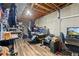 Basement featuring wood flooring, desk and computer equipment at 140 S Kendall St, Lakewood, CO 80226