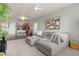 Living room features an open concept to the kitchen and is great for entertaining at 15460 Canyon Gulch Ln # 105, Englewood, CO 80112