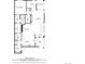 Floor plan of the first floor with 2213 square feet, with kitchen, living room, and primary bedroom at 25059 E Alder Dr, Aurora, CO 80016