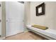 Functional mud room with built-in bench and storage, offering a convenient and organized entry point to the home at 25059 E Alder Dr, Aurora, CO 80016