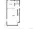 Floor plan of the basement layout including a bedroom and basement measurements at 12513 Alcott St, Broomfield, CO 80020