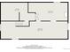 Detailed basement floorplan showcasing the layout with storage and living space dimensions for the property at 1683 Monroe St, Strasburg, CO 80136