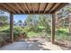 Covered patio with a lovely view of the community's landscaped green space at 17381 E Mansfield Ave # 711L, Aurora, CO 80013