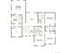Second floor plan featuring the primary bedroom, three bedrooms, a loft, and two baths at 5622 Riverbend Ave, Firestone, CO 80504