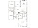Main level floor plan featuring two-car garage, kitchen, living, and dining areas at 5622 Riverbend Ave, Firestone, CO 80504