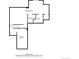 Floor plan of the first floor layout with bedroom, recreation room, and bath at 19760 W 59Th Dr, Golden, CO 80403