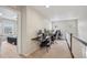 Upstairs landing with built-in desk perfect for home office, features two windows for natural light at 19760 W 59Th Dr, Golden, CO 80403