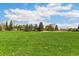 Expansive grassy open space with mature trees and recreational areas in the distance at 12046 W Green Mountain Dr, Lakewood, CO 80228