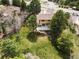 Aerial view of the backyard featuring a spacious deck with stairs at 8687 N Pinery Pkwy, Parker, CO 80134