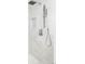 Modern shower featuring sleek fixtures, marble tiles, and a built-in niche at 8687 N Pinery Pkwy, Parker, CO 80134