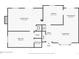 An open-concept floorplan for the first floor with kitchen, Gathering room, bathroom, bedroom, living room, and dining room at 10909 W 65Th Way, Arvada, CO 80004
