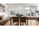 Bright dining room with access to a balcony, perfect for city views and natural light at 1560 Blake St # 810, Denver, CO 80202