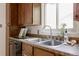 A close up on kitchen sink and window area featuring plenty of natural light at 916 Florence St, Aurora, CO 80010