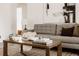 Stylish living room showcasing a comfortable sofa, modern coffee table, and tasteful decor at 916 Florence St, Aurora, CO 80010