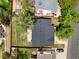 Aerial view of a well-maintained home featuring a new roof and fenced backyard at 3881 S Bahama St, Aurora, CO 80013
