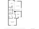 Detailed floor plan showcasing the layout of the second floor at 6375 S Jackson St, Centennial, CO 80121