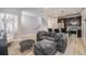 Inviting living room features an open concept to kitchen, creating a great flow for entertaining at 1245 Utica St # 104, Denver, CO 80204