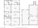 Detailed floor plan showcasing layout of main floor and basement with dimensions at 6310 Tennyson St, Arvada, CO 80003