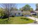 Charming ranch-style home with a well-manicured lawn, mature trees, and a cozy, inviting atmosphere at 1322 Wicklow St, Boulder, CO 80303