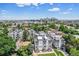 A captivating aerial view of the townhomes showcases its modern design and urban setting at 2726 Federal Blvd # 1, Denver, CO 80211
