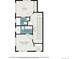 Detailed floor plan shows layout of bedrooms, bathrooms, hallway, and walk-in closet with dimensions for easy visualization at 2726 Federal Blvd # 1, Denver, CO 80211