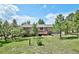 Large backyard with home at 19235 Wakonda Way, Monument, CO 80132