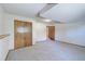 Neutral bedroom featuring a large closet and open doorway at 19235 Wakonda Way, Monument, CO 80132
