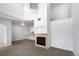 Bright living room with high ceilings and a fireplace at 7440 Lowell Blvd # B, Westminster, CO 80030