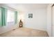 Cozy bedroom with carpeted floor and Route 66 art at 19805 E 58Th Pl, Aurora, CO 80019