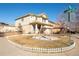 Two-story house with a landscaped front yard and white picket fence at 19805 E 58Th Pl, Aurora, CO 80019