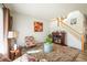 Living room featuring a fireplace and comfy seating at 19805 E 58Th Pl, Aurora, CO 80019
