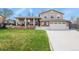 Charming two-story home with a well-maintained front yard and an attached two-car garage at 4510 E 121St Pl, Thornton, CO 80241