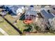 Aerial view showcasing the home, the backyard and wooden deck at 5171 E 119Th Ct, Thornton, CO 80233