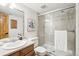 Clean bathroom with shower, toilet and vanity at 370 Terra Vista St, Brighton, CO 80601