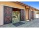Barn displaying hay bales with large sliding wood doors at 9250 Steeplechase Dr, Franktown, CO 80116