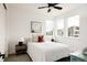 Bright bedroom with natural light, offering a serene and comfortable space at 5985 Galena St, Denver, CO 80238