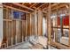 Unfinished basement bathroom with exposed framing and utilities at 9040 Raleigh St, Westminster, CO 80031