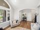 Bright sitting area with hardwood floors and a tranquil ambiance at 484 Hyland Dr, Castle Rock, CO 80108