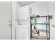 Convenient laundry room with stackable washer and dryer at 4360 E 70Th Ct, Commerce City, CO 80022