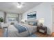 Cozy bedroom with natural light, a comfortable bed, and stylish decor for a relaxing space at 755 S Alton Way # 9D, Denver, CO 80247
