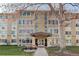 A view of the building's exterior with attractive landscaping in a convenient location at 755 S Alton Way # 9D, Denver, CO 80247
