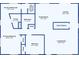 Layout of main floor featuring kitchen, bedrooms, living room, and bathrooms for overall spatial understanding at 12020 W Center Ave, Lakewood, CO 80228