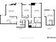 Detailed floor plan showcasing the layout of a two-story home with living spaces, bedrooms, and ample storage at 4062 S Atchison Way # 302, Aurora, CO 80014