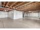 Unfinished basement with white insulated walls and exposed ceiling at 4665 W 108Th Ct, Westminster, CO 80031