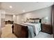 Comfortable bedroom with plush carpet, neutral paint, and a well-lit, spacious layout at 8966 Sunridge Hollow Rd, Parker, CO 80134