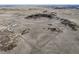 Wide aerial view highlighting the boundary lines of a large plot of land at 4586 Best Rd, Larkspur, CO 80118
